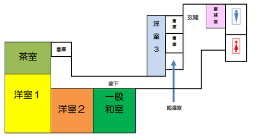 画像：ゆうゆう荻窪東館の平面図
