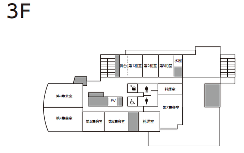 図面：3階平面図