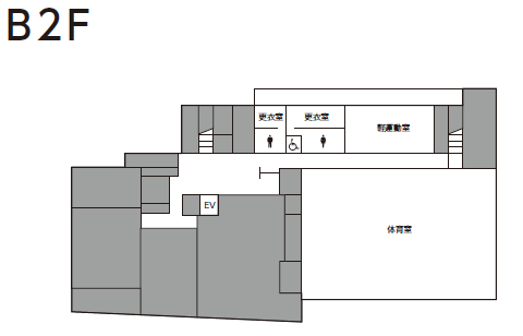 図面：地下2階平面図