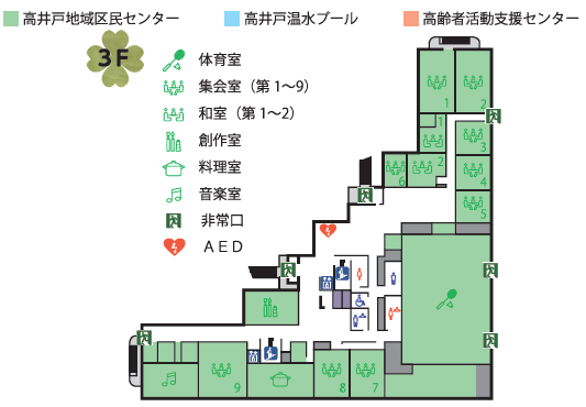 図面：3階平面図