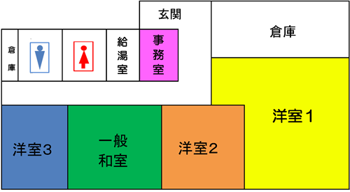 画像：ゆうゆう高井戸東館の平面図