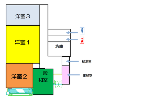 画像：ゆうゆう高井戸西館の平面図