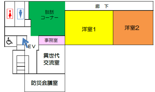 画像：ゆうゆう高円寺南館の平面図