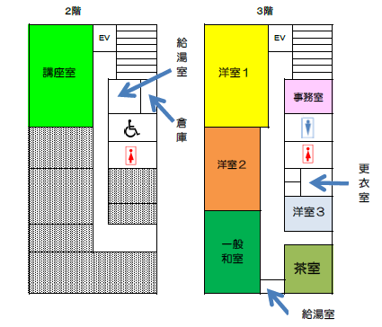 画像：ゆうゆう高円寺北館の平面図