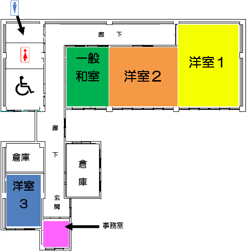 画像：ゆうゆう久我山館の平面図