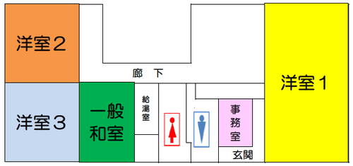 画像：ゆうゆう大宮前館の平面図