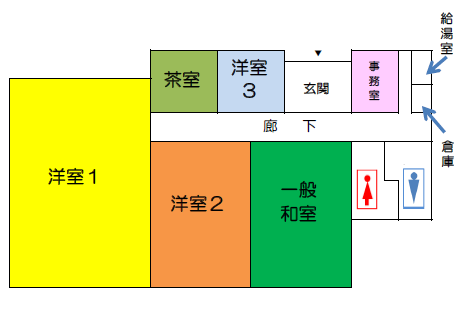 画像：ゆうゆう井草館の平面図