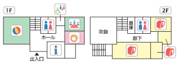 馬橋児童館の見取り図