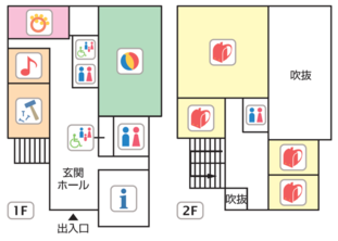 方南児童館の見取り図