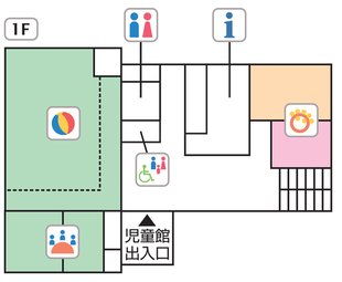 高井戸児童館の見取り図