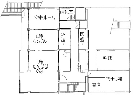 建物の見取り図・遊具の場所2