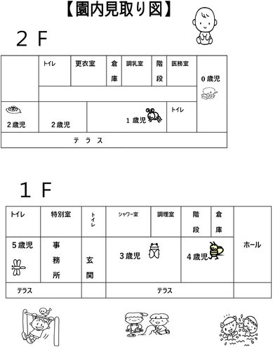 建物の見取り図を表示しています