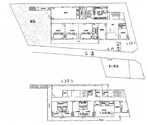 阿佐谷北保育園　見取り図