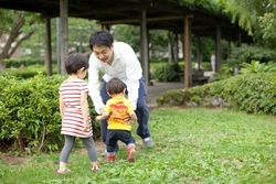 写真：田森さんのプライベートの様子