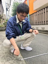 写真：森川さんの仕事風景1