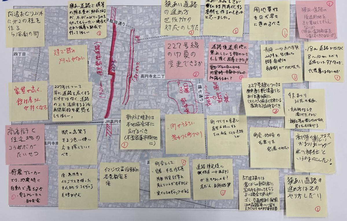 グループワークでの意見を記載した付箋3