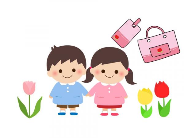 イラスト入園前