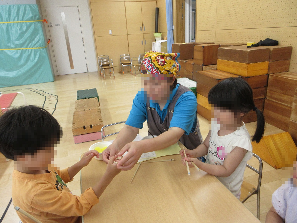 お箸指導