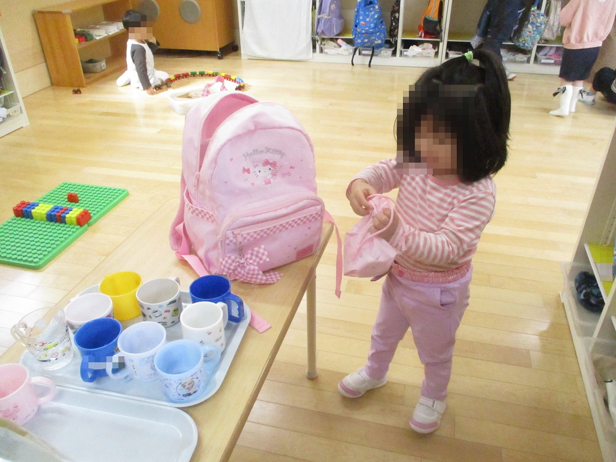 朝の支度の様子