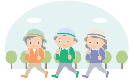 ウオーキングのイメージイラスト
