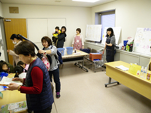 河北病院のブースの様子