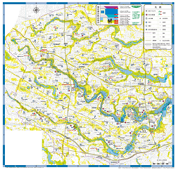 水害ハザードマップ地図面