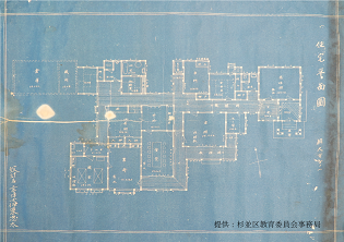 入澤達吉邸平面図