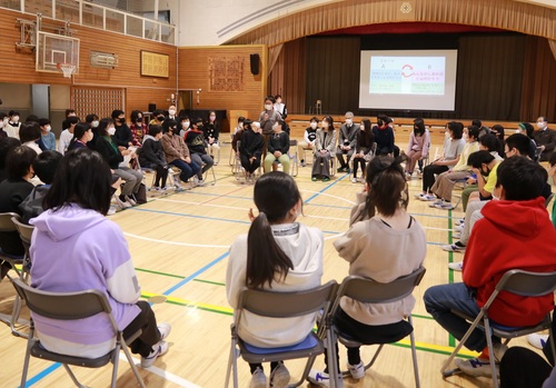 杉並第十小学校　意見交換会の様子