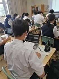 写真2：国語の授業の様子