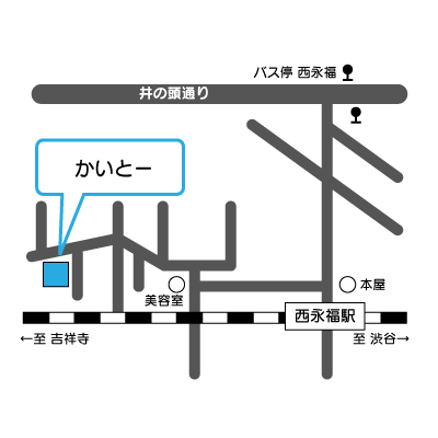 地図：かいとー周辺