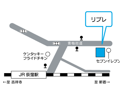 地図：リブレ周辺